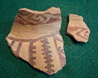 Prehistorische aardewerkfragmenten - Hohokam - Tanque Verde Rood op Bruin #TV50
