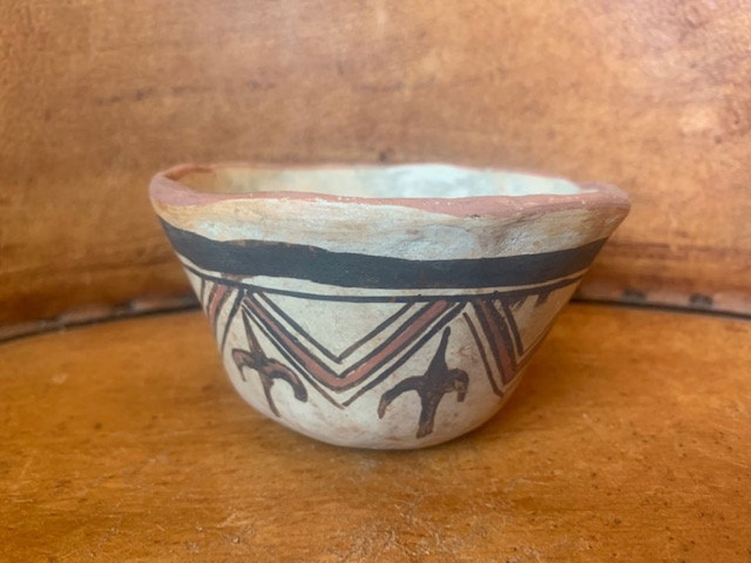 Rare Native American Hopi Polacca Polychrome Pottery Cup - Etsy