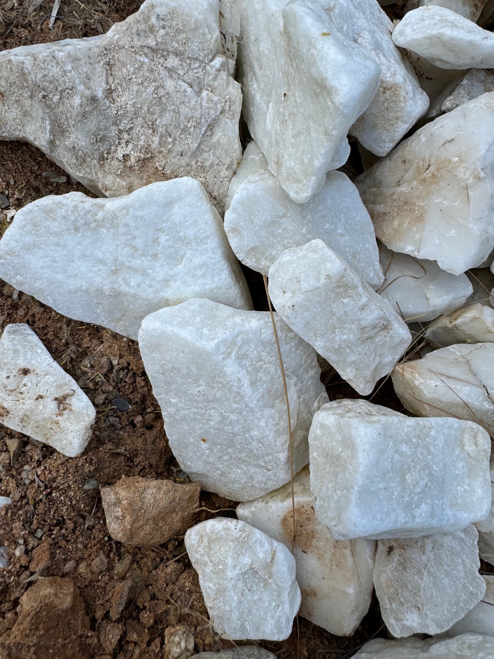 Hot Raw Rocks White Marble - Arizona - Raw Rough Rocks Tumbling Stones - Bulk ...