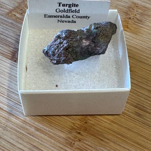 Turguite Thumbnail Mineral Specimen from Nevada