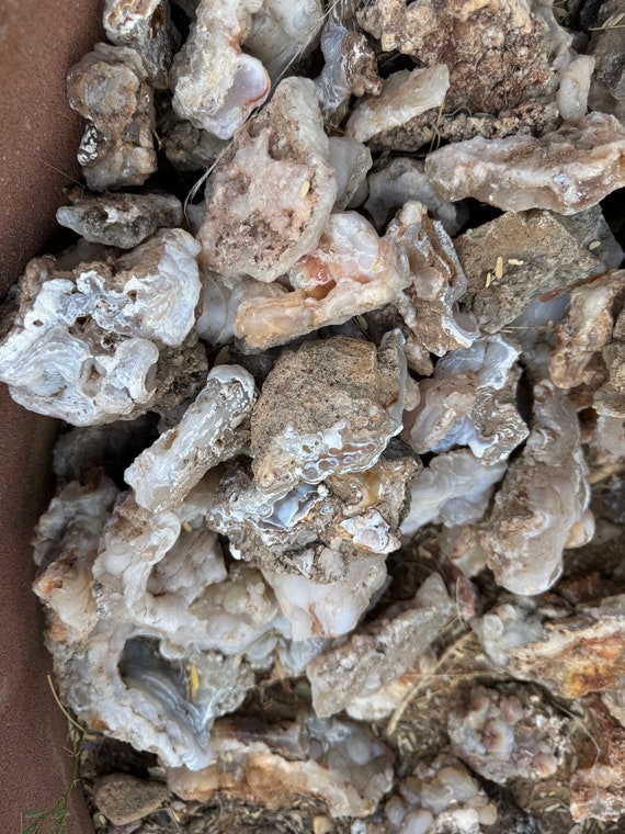 Chalcedony - Arizona - Raw Rough Rocks Tumbling Stones - Bulk