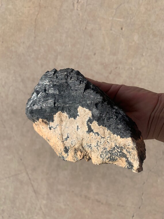 Large Mineral Specimen - Black Tourmaline - Arizona - Etsy