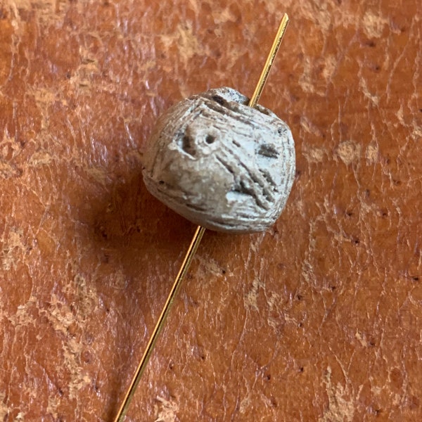 Pre-Columbian Pottery Bead / Spindle Whorl - Pelican