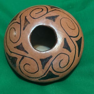Native American Maricopa / Pee-Posh Pottery Seedjar  by Phyllis Johnson