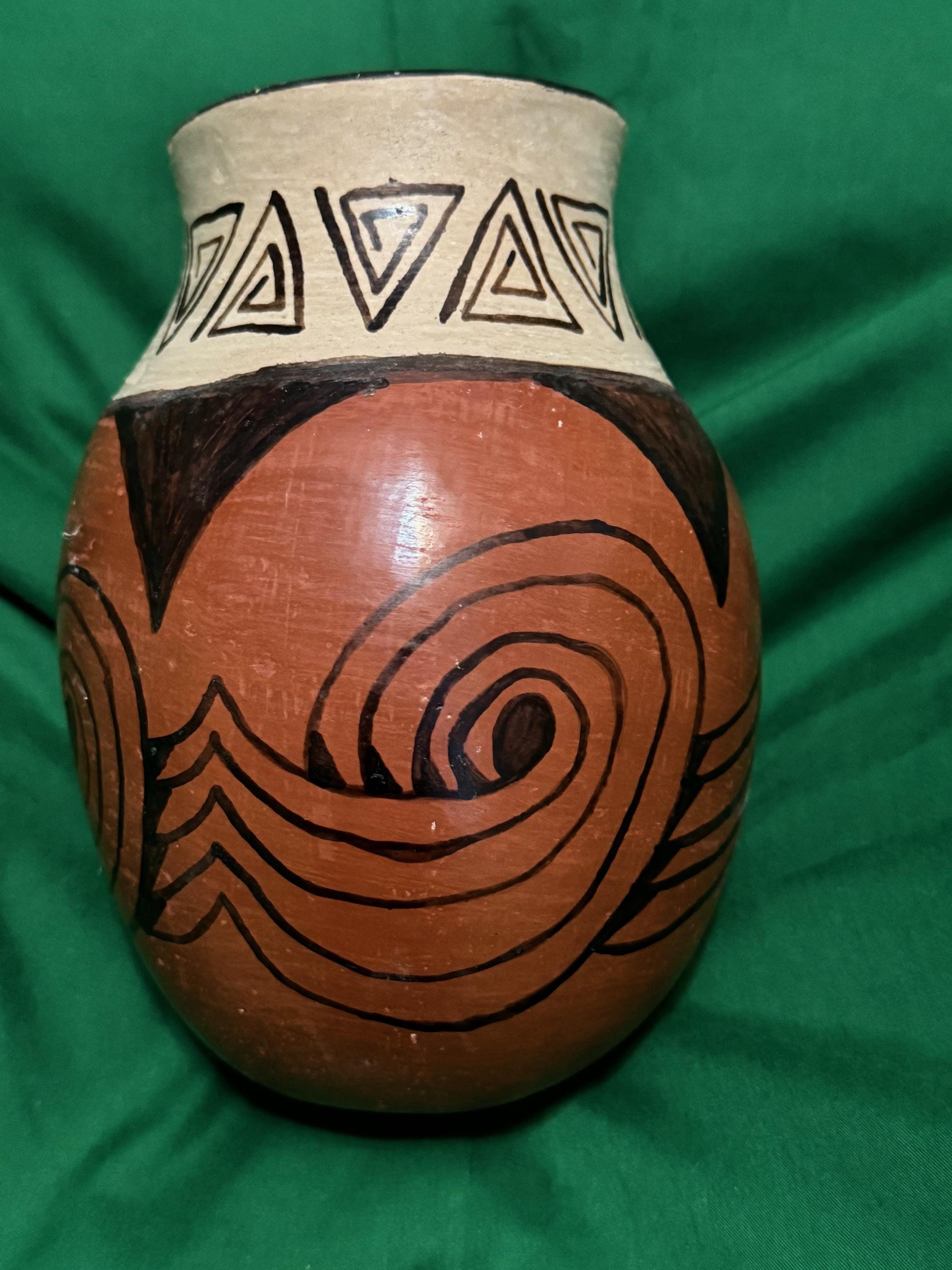 Native American Pima Akimel O'odham Maricopa Pottery Jar by Jaylee