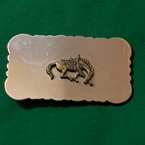 Bucking Bronco Horse Belt Buckle