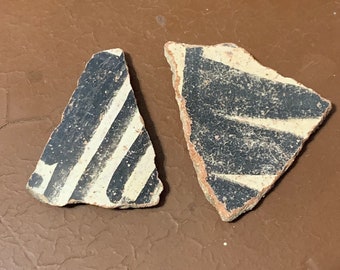 Prehistoric Pottery Shards - Salado - Gila Polychrome - Anasazi