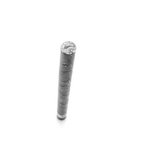 手鍛造ダマスカス鋼ロッド – 約200 x 13 mm | Azzuro Design ジュエリーメイキング＆クラフト 画像 3