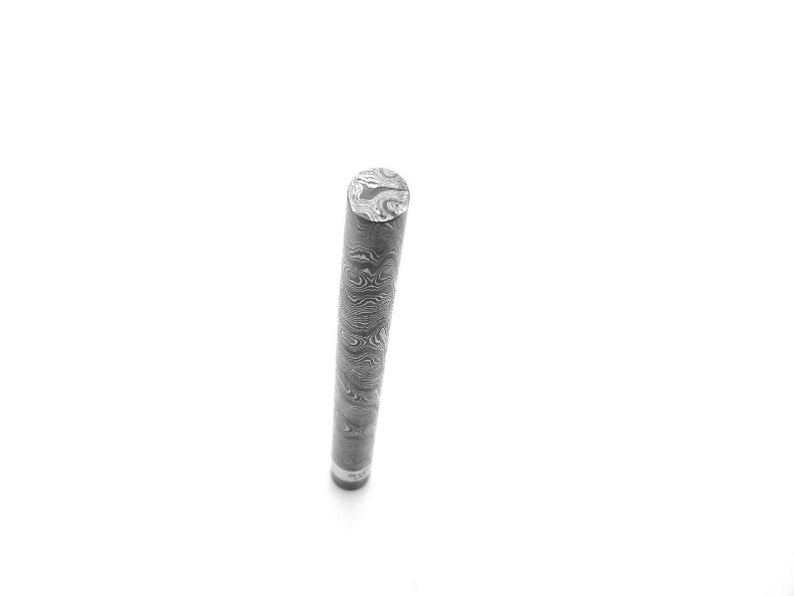 手鍛造ダマスカス鋼ロッド – 約200 x 13 mm | Azzuro Design ジュエリーメイキング＆クラフト 画像 3