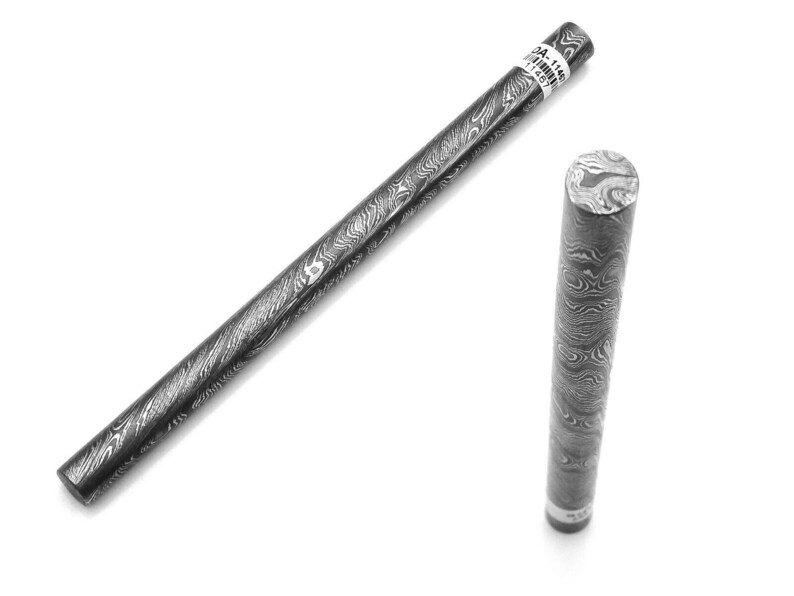 手鍛造ダマスカス鋼ロッド – 約200 x 13 mm | Azzuro Design ジュエリーメイキング＆クラフト 画像 4