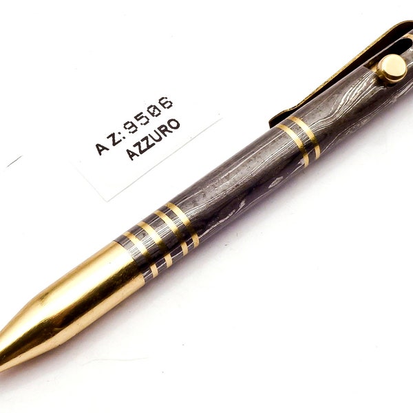 Damascus Custom Pen Etsy