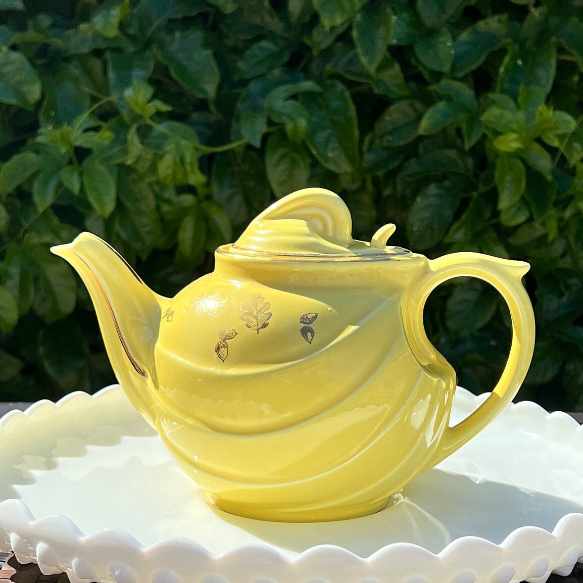 Vintage 1940s Hall Cadet Parade Ceramic 6 Cup Teapot 0799 Etsy