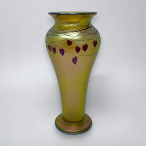Orient and Flume Art Glass Vase - Etsy