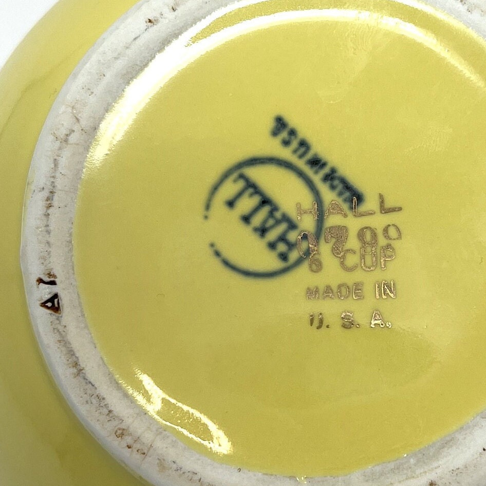 Vintage 1940s Hall Cadet Parade Ceramic 6 Cup Teapot 0799 Etsy