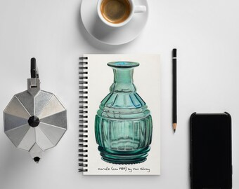 Glass Carafe by Van Silvay Spiral Notebook - 5.25″ × 8.25″
