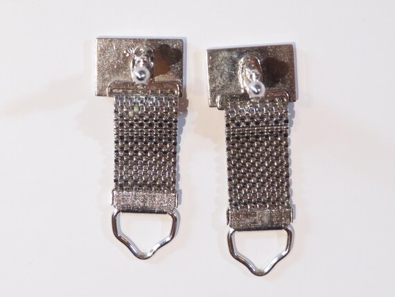 Vintage Swank, silvertone, rectangular cufflinks,… - image 9