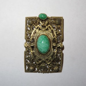 Boucle de sodalite verte vintage, peut être transformée en collier, complexe, magnifique !