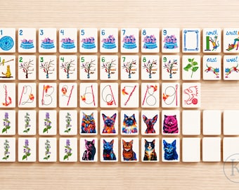 Cat Rescue Mahjong Set