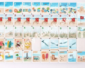 Seaside Mahjong Set