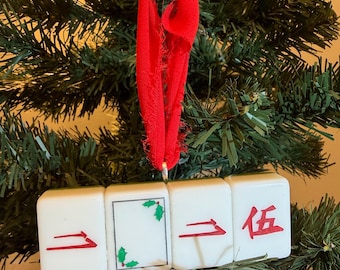 2025 Engraved Mahjong Ornament - Soap | Acrylic Tile Art | Custom Mahjong Gift