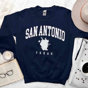Custom City Sweatshirt with Map Logo, Customized Your City Sweater State Name, Personalized Town Crewneck
