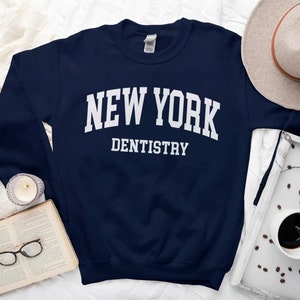 Custom Dentistry College Sweater, Comfort Dentistry Sweatshirt, Personalized University Dentistry Crewneck, Dental Medicine Program Shirt