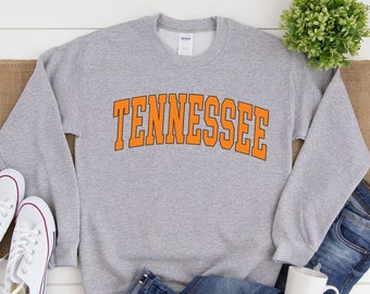 Tennessee Sweatshirt, Cool Tenessee College Style Sweater, Cool Confort Tennesse State Crewneck S-3XL Unisex