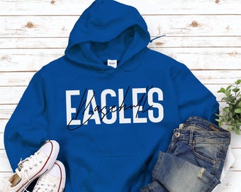Custom Team Hoodie, Custom Mascot Sweatshirt, Game Day Spirit Pullover