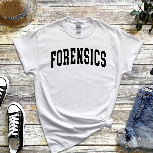 Forensics Shirt, Cool Forensic Medical Examiner TShirt, Forensic Science Laboratory Tee S-5XL Unisex
