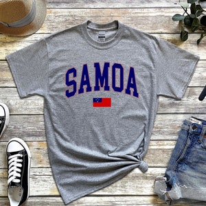 Camisa Samoa, camiseta legal e aconchegante de Samoa, Samoa com camiseta de bandeira