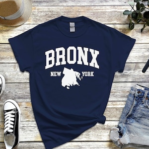 Bronx Shirt, Cozy Bronx New York Tshirt, Bronx Map Tee S-5XL Unisex