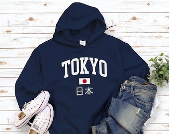 Tokyo Hoodie Sweatshirt, Capital City of Japan Tokyo Sweater
