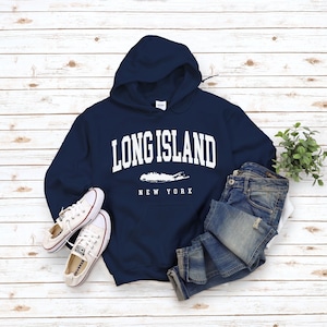 Custom City Hoodie Sweatshirt With Map Logo Customized Your City Sweater State Name Personalized Town Pullover Etsy