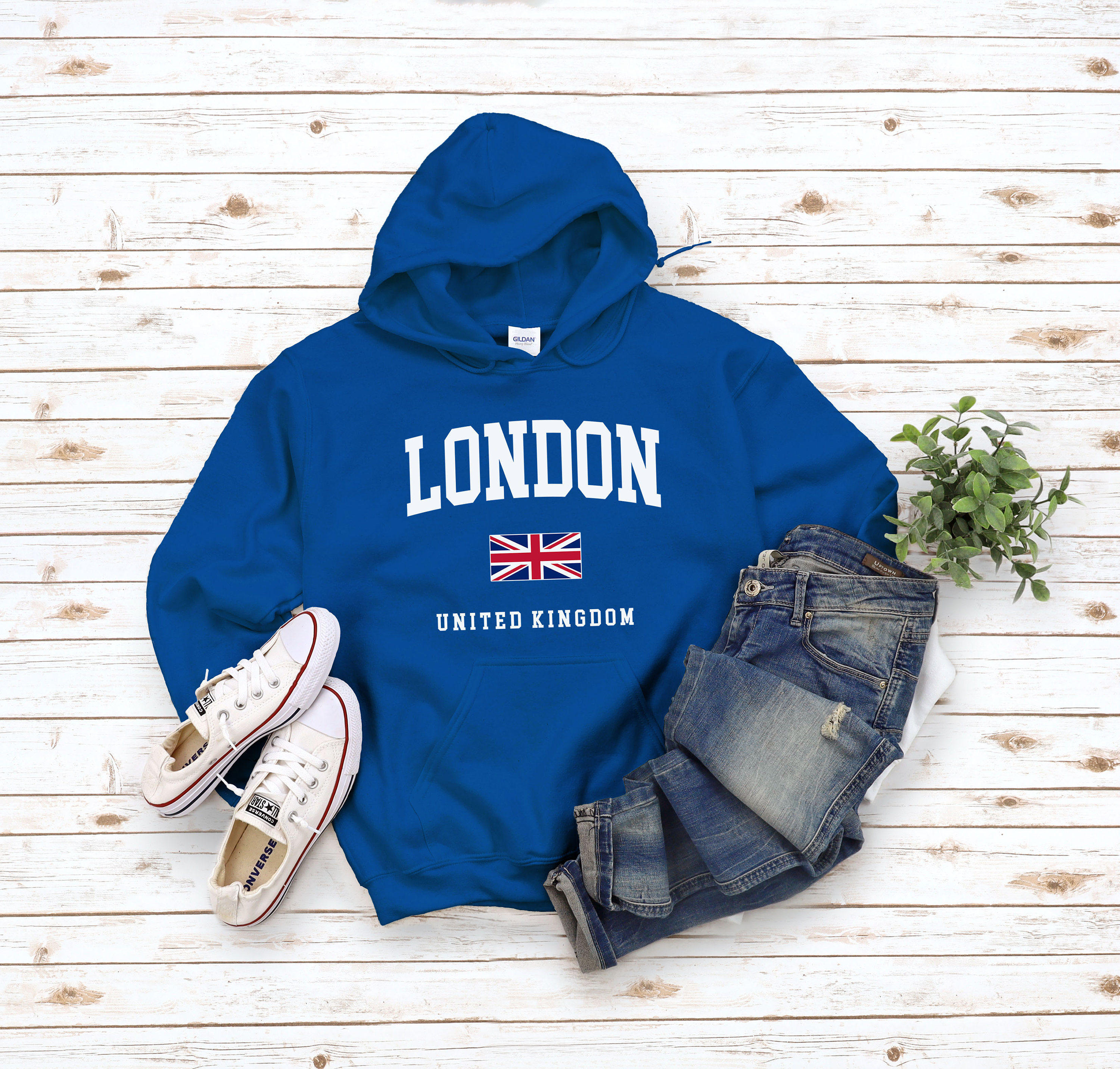 Comp Logo - Felpa Con Cappuccio Da Uomo - Foto 3