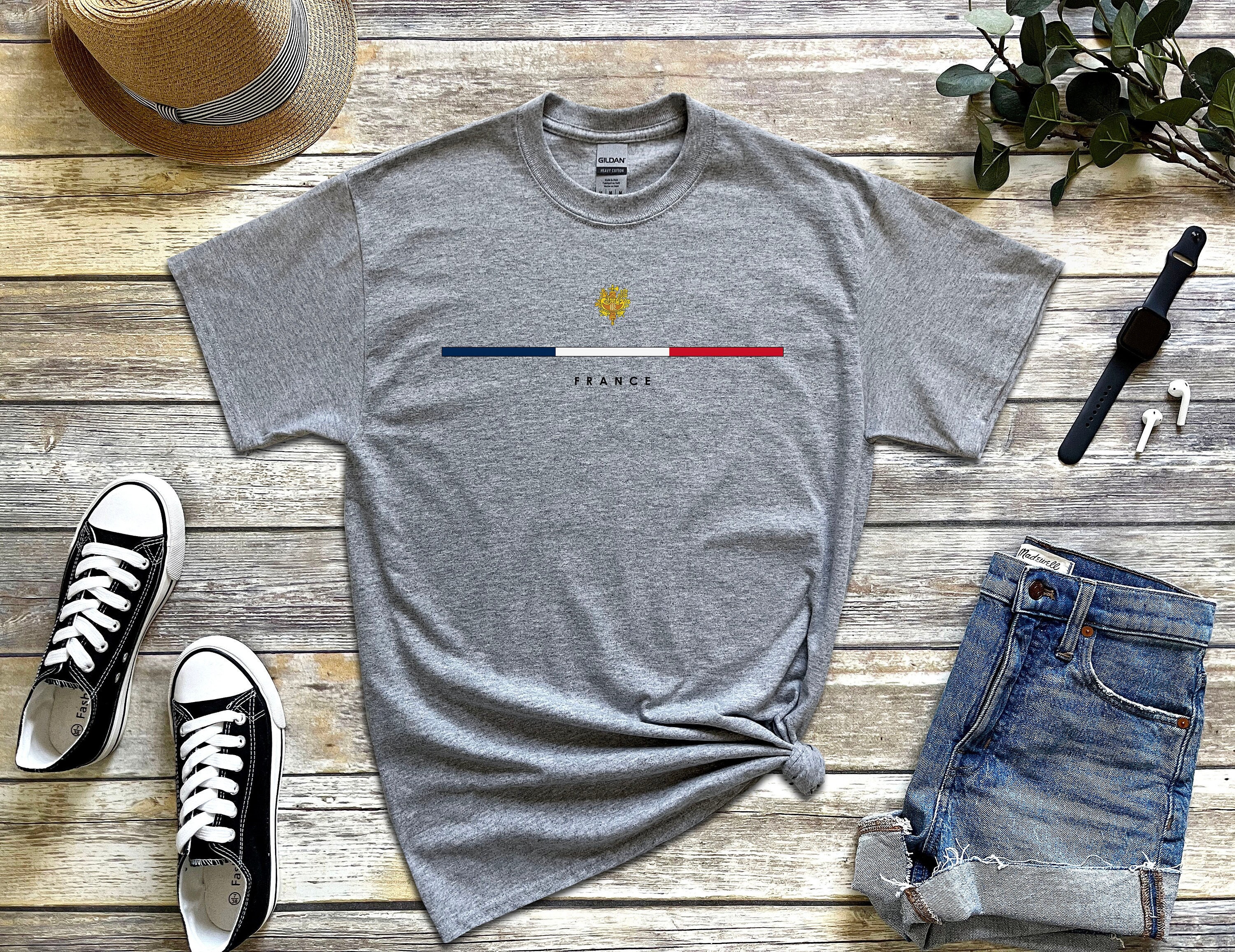 France Flag T Shirt - Etsy