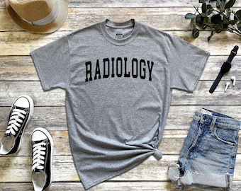 Chemise de radiologie, t-shirt de radiologue cool, t-shirt de radiologie aux rayons X S-5XL unisexe