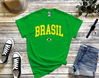 Brasil Shirt, Cozy Brazil Tshirt, South America Capital Country, Brasil Tee Unisex