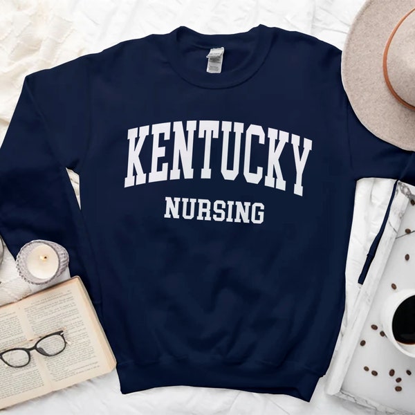 Custom Nursing College Sweatshirt, Personalized School of Nursing Faculty Sweater, College of Nursing University, Nurse Gift S-3XL Unisex