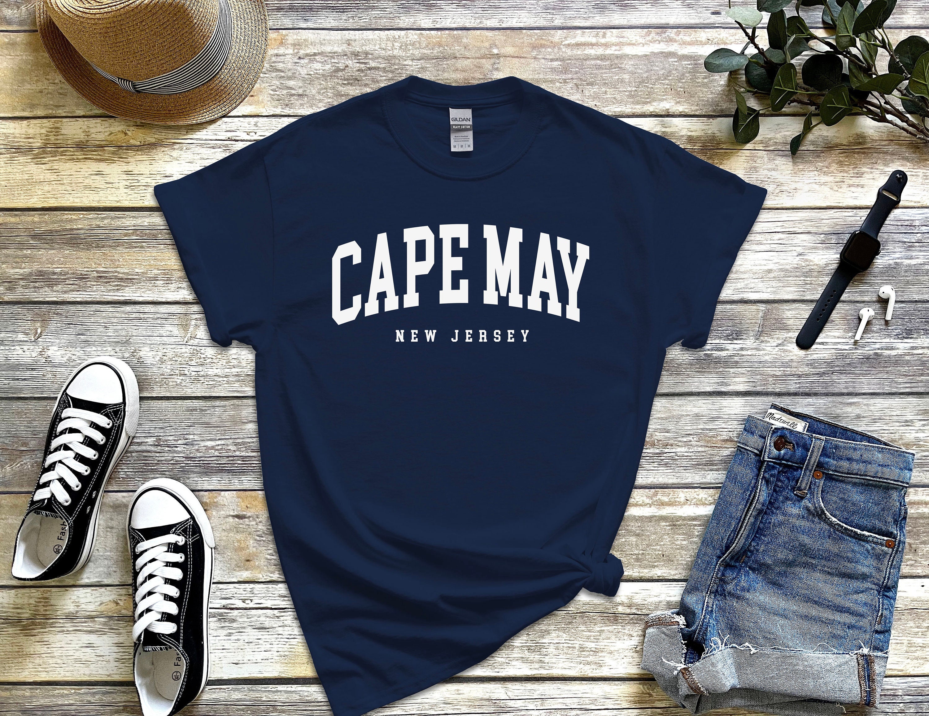 Cape May Tshirt, Cool Cozy Cape May New Jersey Shirt, Cape May Tee