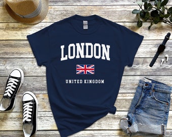 London Shirt, London Capital City of England Tshirt, London United Kingdom Tee Shirt S-5XL Unisex