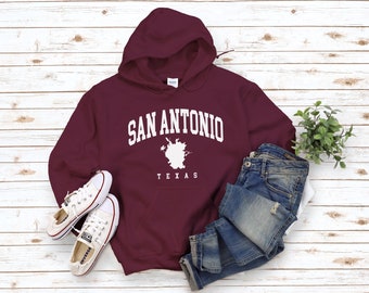 Custom City Hoodie Sweatshirt With Map Logo, Customized Your