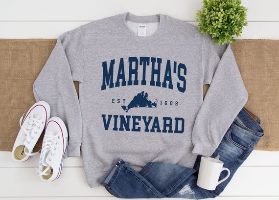 Martha's Vineyard Sweatshirt, Comfort Marthas Vineyard Island Sweater, Martha's Vineyard Island Shirt Crewneck