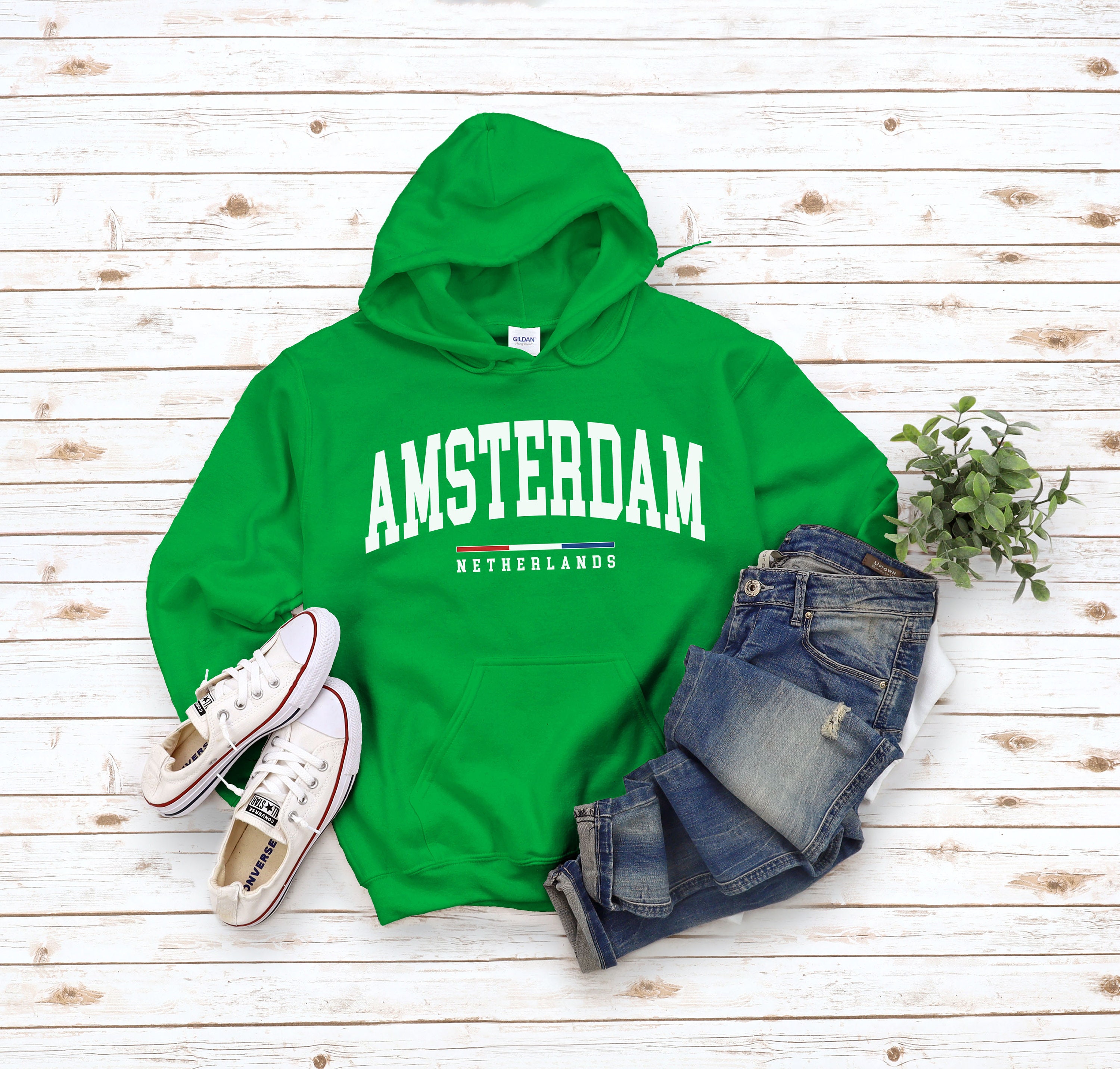 Buy Amsterdam Hoodie Sweatshirt, College Style Amsterdam Sweater, Amsterdam  With Netherlands Flag Pullover Online in India - Etsy
