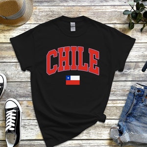 Chili Shirt, Cool Comfort Chili TShirt, Chiliens Tee Shirt avec drapeau S-5XL Unisex