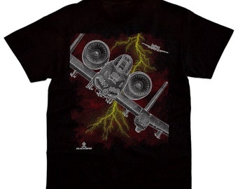 Hand Drawn A-10 Thunderbolt Graphic Tee