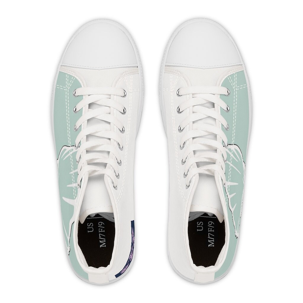 personalised high top trainers