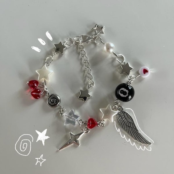 Bracelet en perles sur le thème des étoiles