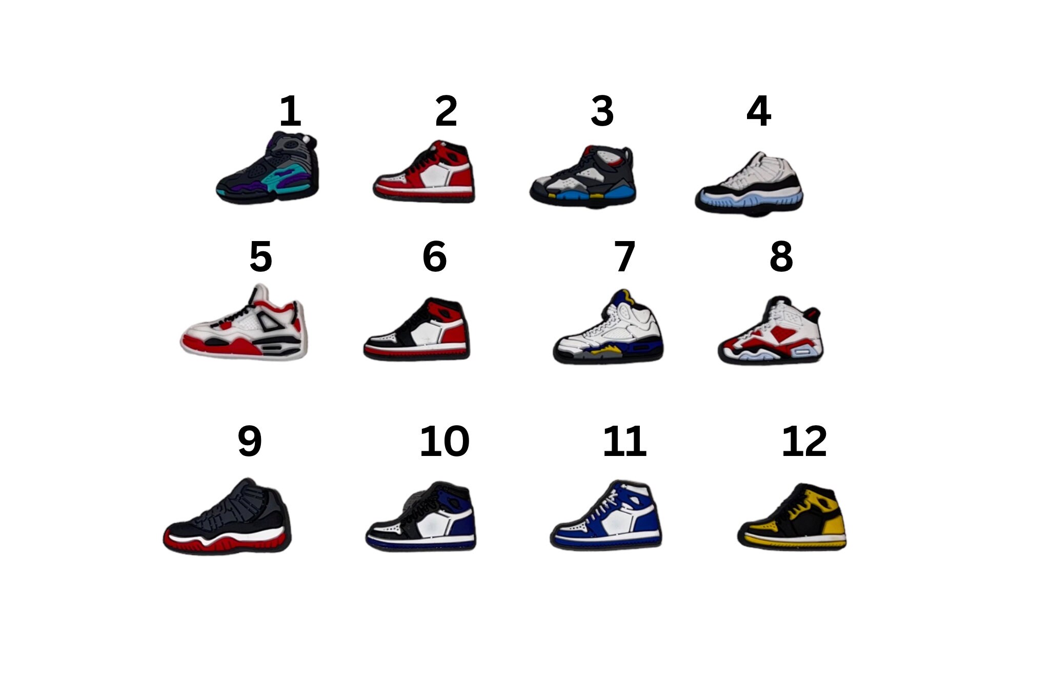 Jordan Croc Charms/ Jibbitz Etsy