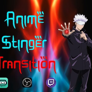 Anime Style Stream Transition, Stingers, Overlays, Animations
