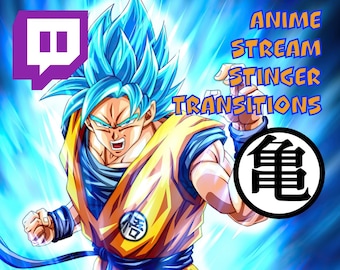 Anime Style Stream Scene Transitions with Audio